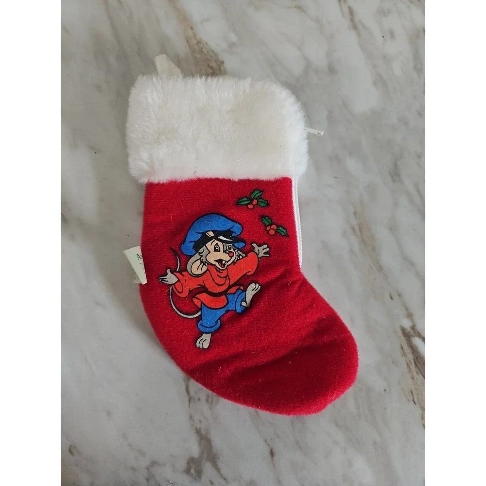Vtg An American Tail 1986 McDonalds Sears Fievel‎ the Mouse Christmas Stocking